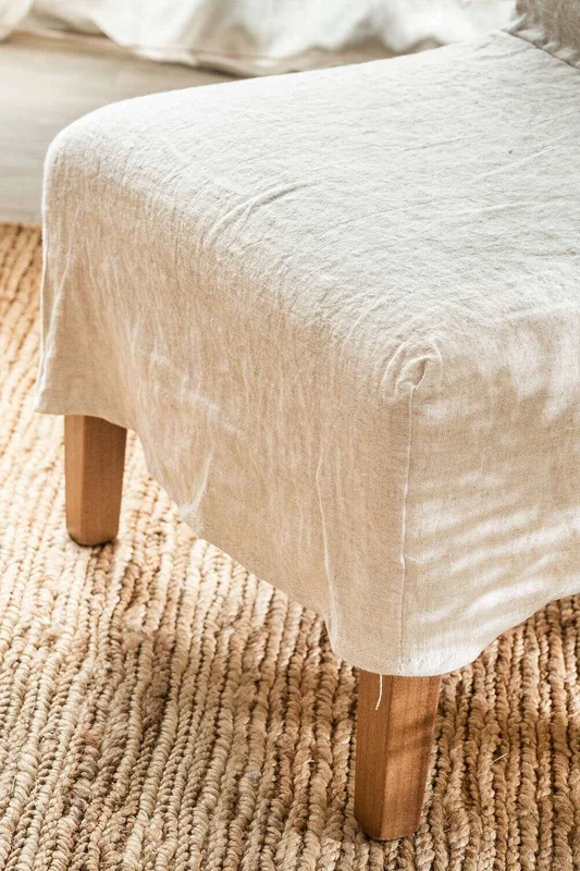 SILLA SOHO - LINO CRUDO en Beige - Butacas, banquetas y puffs, Uruguay | La Iberica, vista 4
