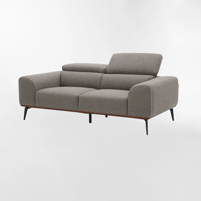 Sofá DUNA TELA Gris 3 CUERPOS en Gris - Sillones y sofás, Uruguay | Viasono, vista 2