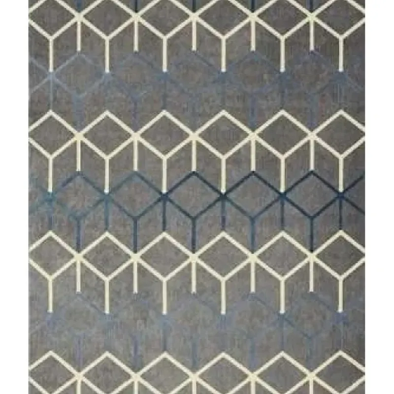 Alfombra Supreme 1.50 x 2.00mts - Trapecio en Azul, Gris - Textiles, Uruguay | Champagne Home