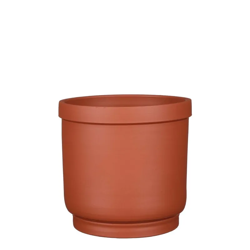 Maceta Riva Ceramica Naranja 1114643 en Rojo - Jarrones, Uruguay | Divino