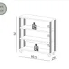 Estante Bajo 90CM 100% MDF - Linea Factory - Bibliotecas, Uruguay | Balton, vista 4 de 4