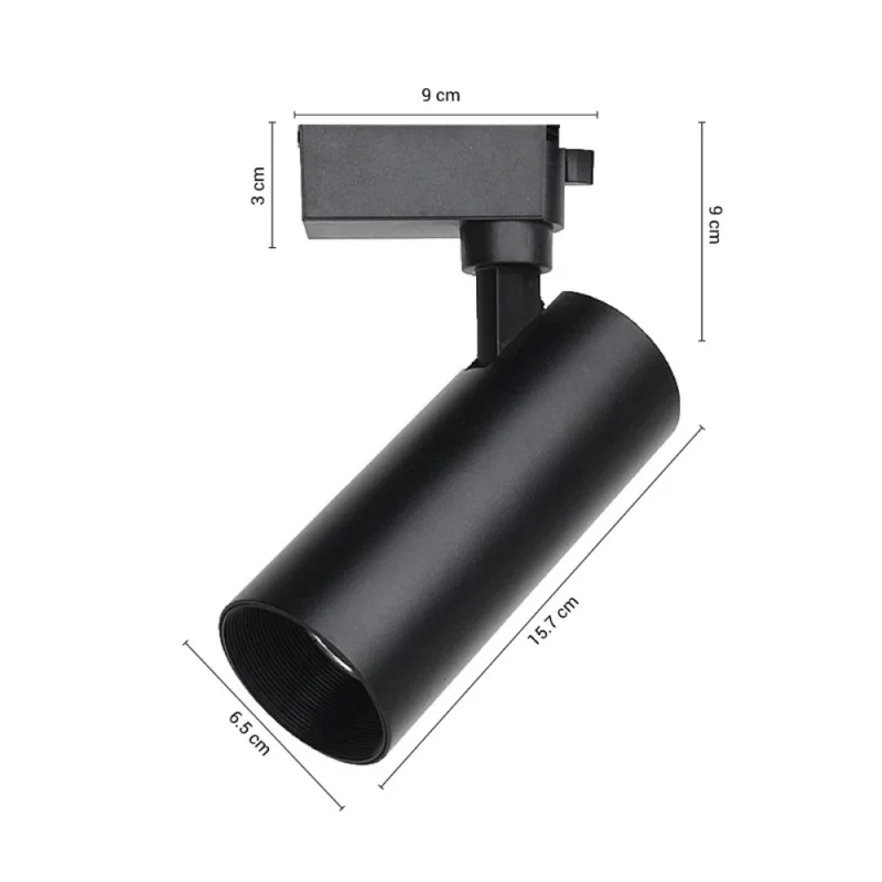Track Light LED Lali 20W Negro Luz Fría en Blanco - Lámparas colgantes, Uruguay | Serlux, vista 7