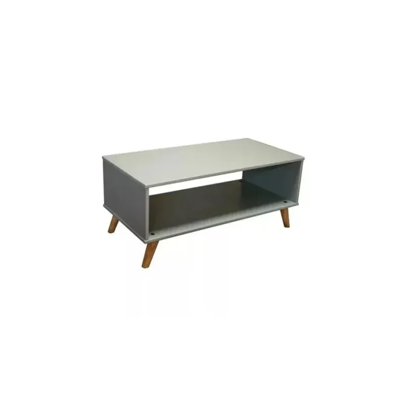 Mesa De Living Madera Maciza - Línea Berlín - Gris en Gris - Mesas de living, Uruguay | Ecowood