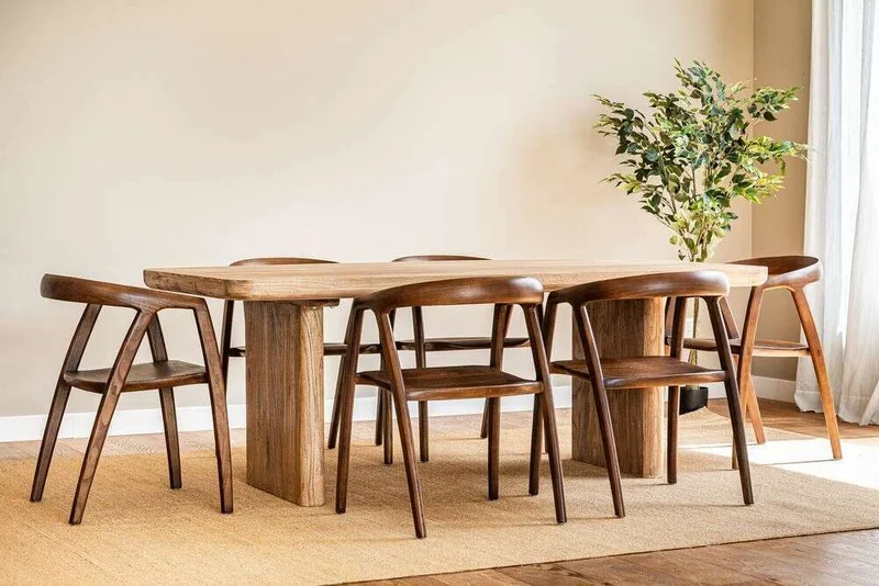 MESA COMEDOR ATHENA - 2.00 X 1.00 MTS en Madera natural - Mesas de comedor, Uruguay | La Iberica, vista 47