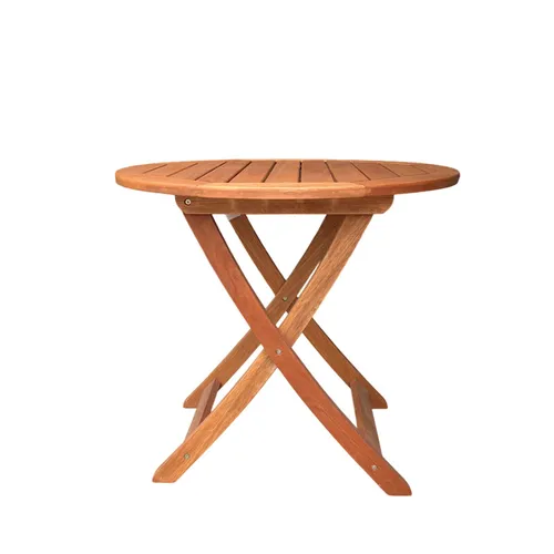 MESA DE COMEDOR PLEGABLE DIAMETRO 100X83H JATOBA - Muebles para el exterior, Uruguay | Vinibel