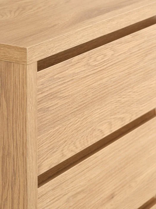 Escritorio LIMFJORDEN 60x120 4 roble en Madera natural - Escritorios y sillas de escritorio, Uruguay | JYSK, vista 3