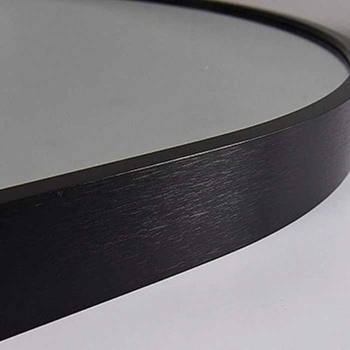 Espejo Oval negro 70x100cm en Negro - Espejos, Uruguay | Alta Gracia Deco, vista 2