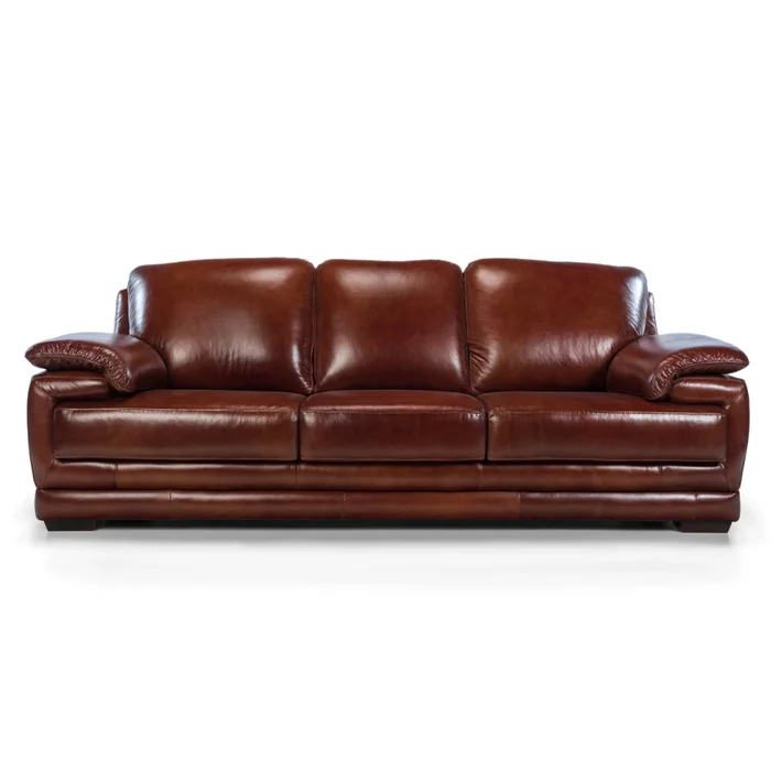 Sofá Space - Cuero Natural - 3 cuerpos - A fabricar en Marrón - Sillones y sofás, Uruguay | NYR, vista 2