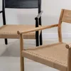 Butaca en madera teca negra y cuerda natural en Negro - Butacas, banquetas y puffs, Uruguay | Entrecasa, vista 3 de 5