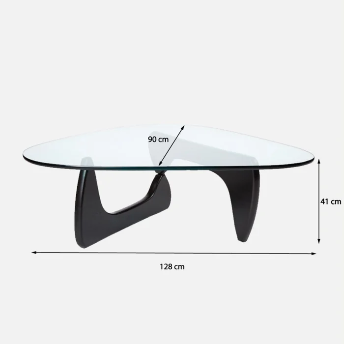 Mesa Noguchi - Madera negra en Negro - Mesas de living, Uruguay | Walnut, vista 4