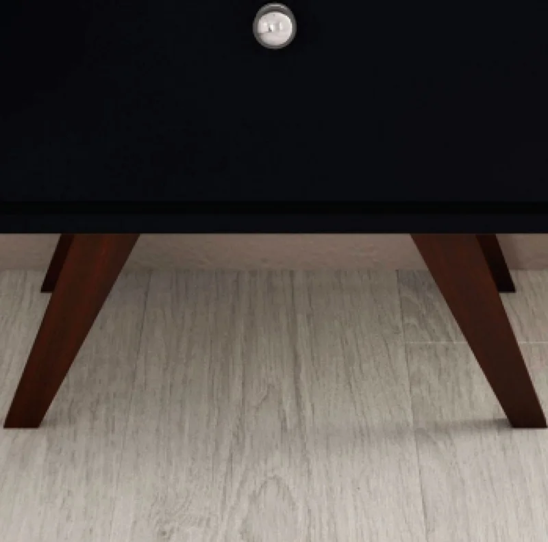 Mesa De Luz Linea Retro Living Dormitorio 1 Cajon Bl Rt3019 en Blanco - Mesas de luz, Uruguay | Soy Hogar, vista 6