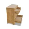 Comoda Cajonera 4 Cajones Correderas Telescópicas Mdp Freijo Off White en Freijo Off White - Cómodas, Uruguay | Soy Hogar, vista 4 de 6