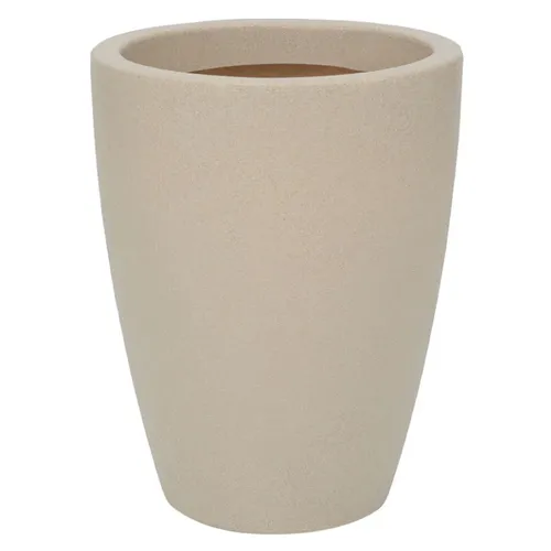 Maceta Malta Cono en Beige - Macetas, Uruguay | Tutto Deco