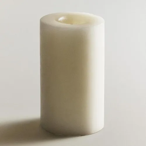 VELA DECORATIVA CILÍNDRICA en Blanco - Velas y Portavelas, Uruguay | Zara Home