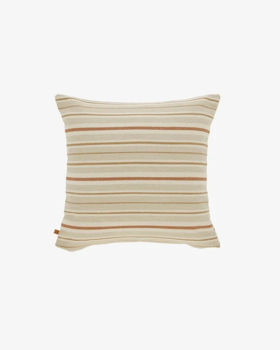 Almohadón Sydelle 45 x 45 cm de rayas - beige en Beige - Textiles, Uruguay | Kavehome