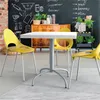 MESA GAMA CUADRADA 79X79X76.5CM BLANCO en Blanco - Muebles para el exterior, Uruguay | Koz, vista 2 de 2