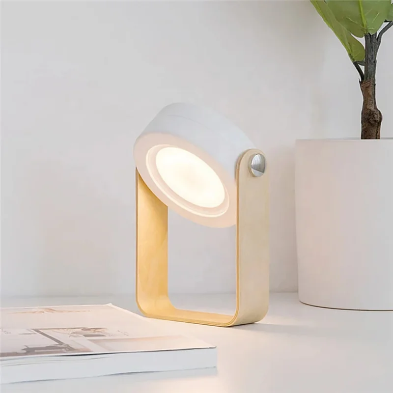 Lámpara De Mesa Mungay Recargable Dimm Blanca en Blanco - Lámparas de mesa, Uruguay | Serlux, vista 5