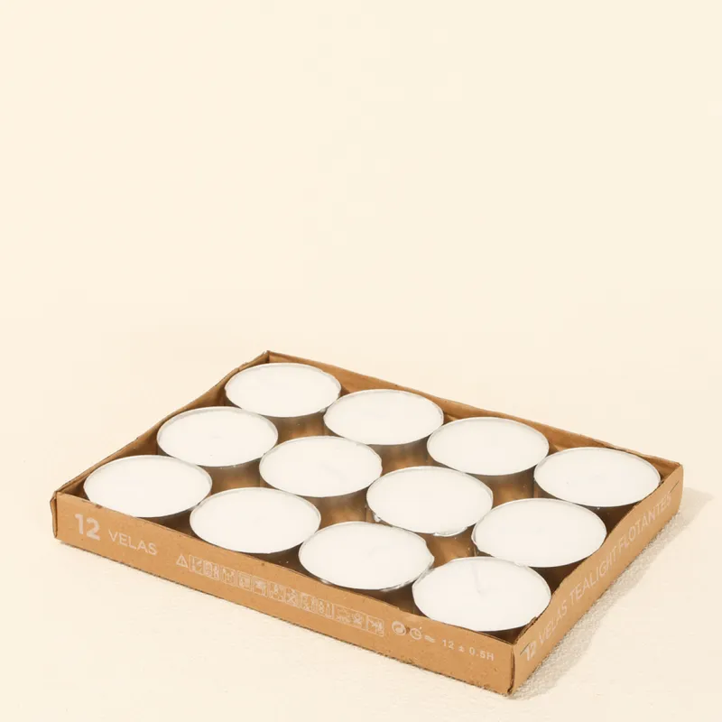 Vela Flotante 12 Un. 38g - Color Unico en Multicolor - Velas y Portavelas, Uruguay | Indian