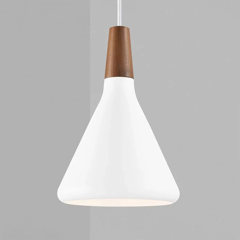 Lámpara Colgante Titan ø 18 cm Blanco en Rosa - Lámparas colgantes, Uruguay | Serlux, vista 4