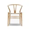 Silla De Comedor Wishbone Madera Beech Y Asiento Ratan Natural en NATURAL/NEGRO - Sillas, Uruguay | Soy Hogar, vista 2 de 8