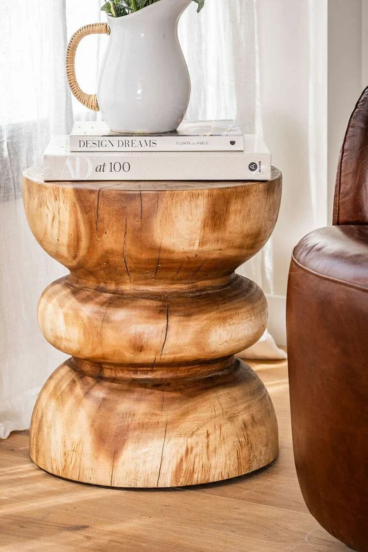 MESA AUXILIAR CABO - SUAR TOSTADO en Madera natural - Mesas de living, Uruguay | La Iberica, vista 4
