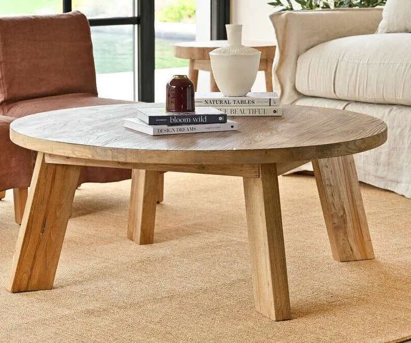 MESA LIVING PALMA - 1.10 MTS en Madera natural - Mesas de living, Uruguay | La Iberica