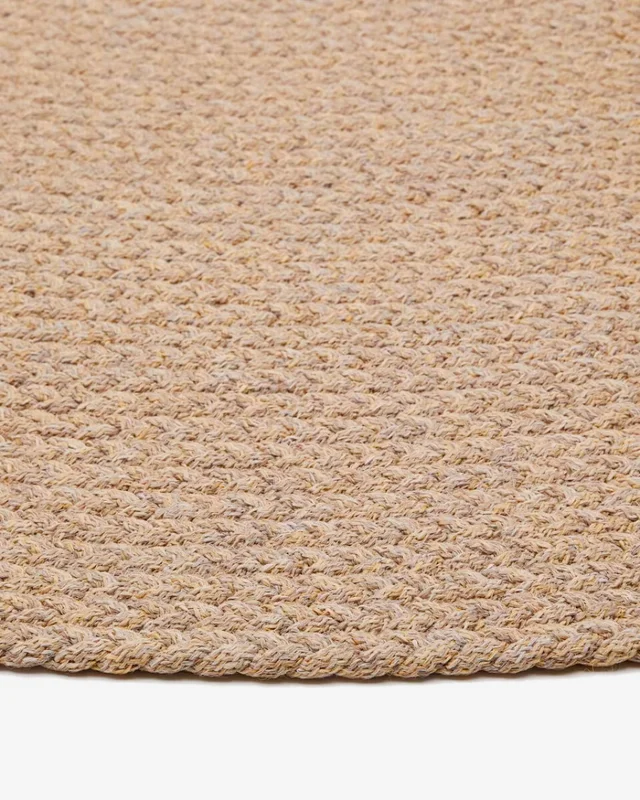 Alfombra Despas en fibras sintéticas beige Ø150 cm - beige Ø150 cm en Beige - Muebles para el exterior, Uruguay | Kavehome, vista 4