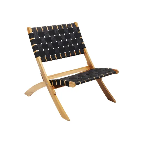 BUTACA IPANEMA PLEGABLE 60x78x73CM NEGRO en Negro - Butacas, banquetas y puffs, Uruguay | Koz
