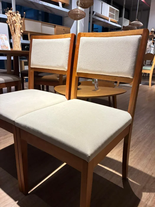 x2 Silla Alice - Madera Maciza Liquidación (Producto Armado) en Beige - Sillas, Uruguay | Balton