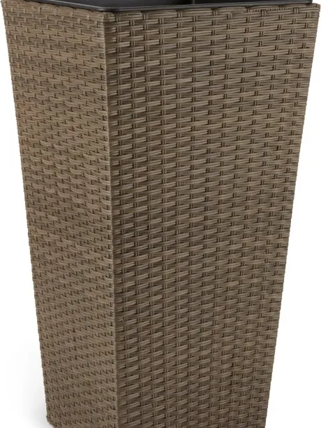 Maceta BLOMMOR A36xL36xA70 natural en Madera natural - Muebles para el exterior, Uruguay | JYSK