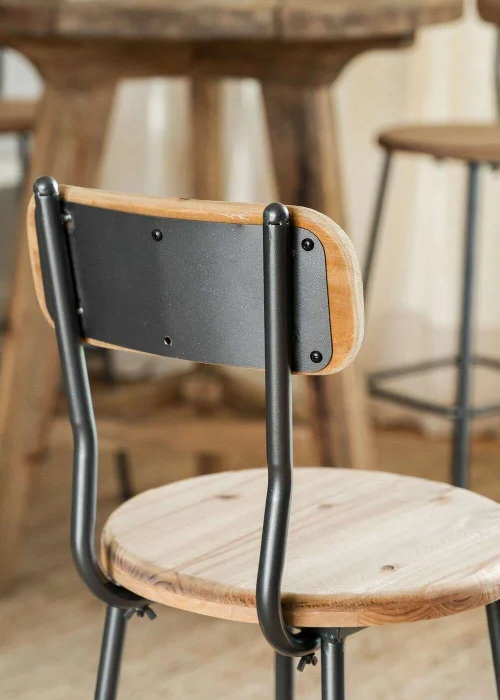 SILLA DE BAR JAZZ en Madera natural - Sillas, Uruguay | La Iberica, vista 8