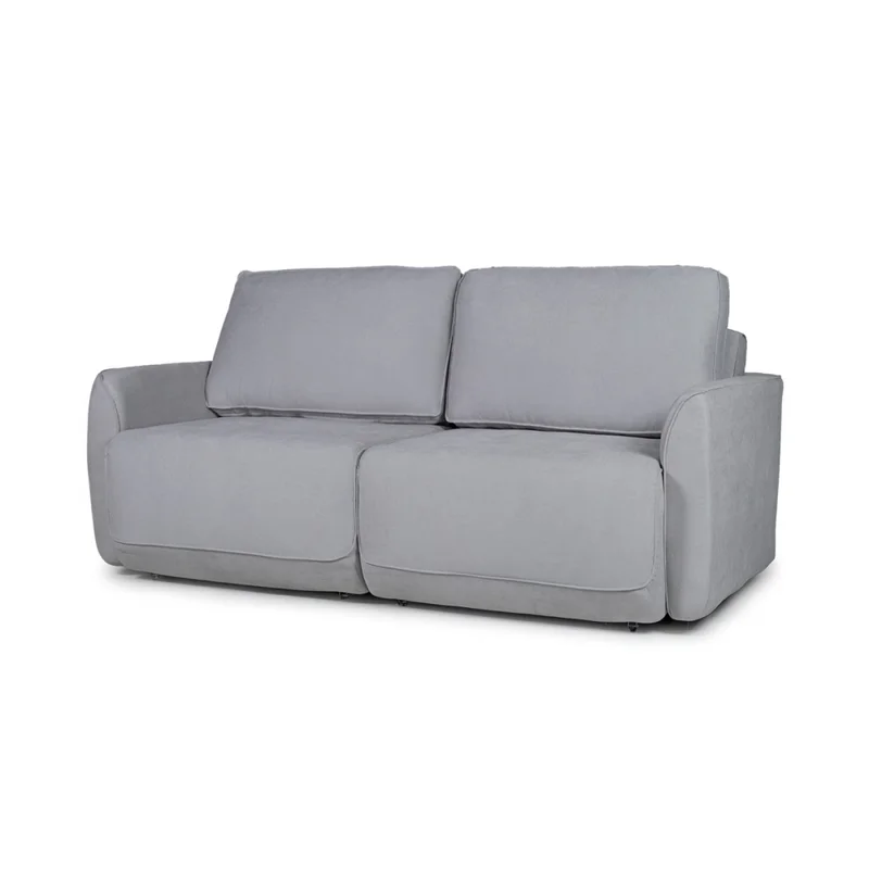 Sofá Cama Ravena - Tela Microfibra - 9252 (Gris) en Gris - Sillones y sofás, Uruguay | NYR, vista 3