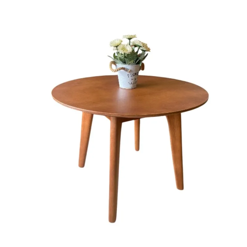 Mesa de living redonda nordica 65cm — Serra Amoblamientos en Marrón - Mesas de living, Uruguay | Serra Amoblamientos