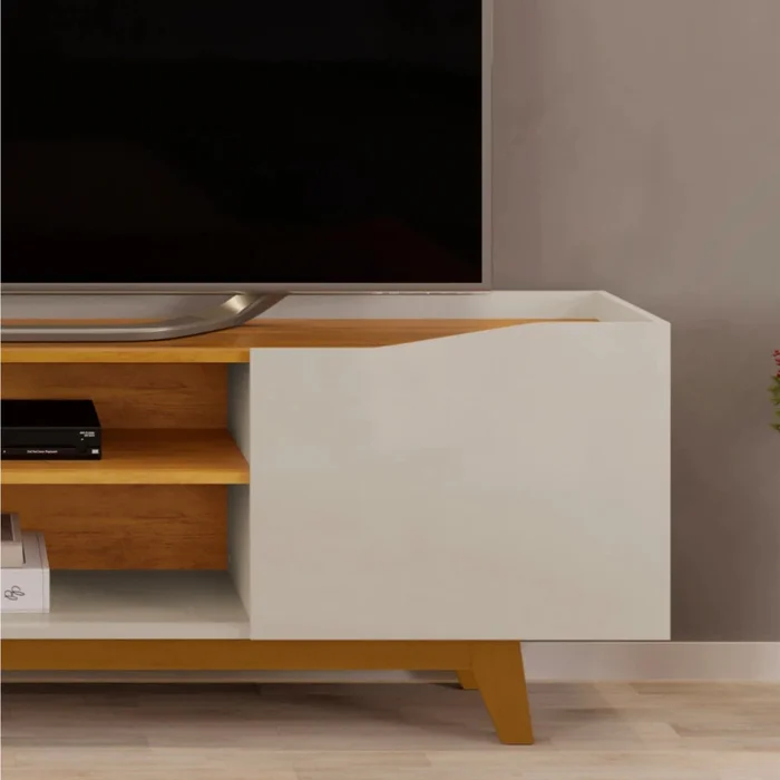 Rack para TV Age - Terminación Bali/Cedro en Madera natural - Muebles para TV, Uruguay | Ecowood, vista 4