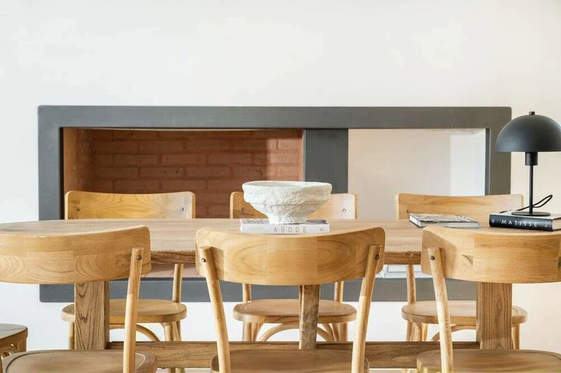 MESA COMEDOR OVAL - OLMO NATURAL - 2.20 X 1.05 MTS en Madera natural - Mesas de comedor, Uruguay | La Iberica, vista 18