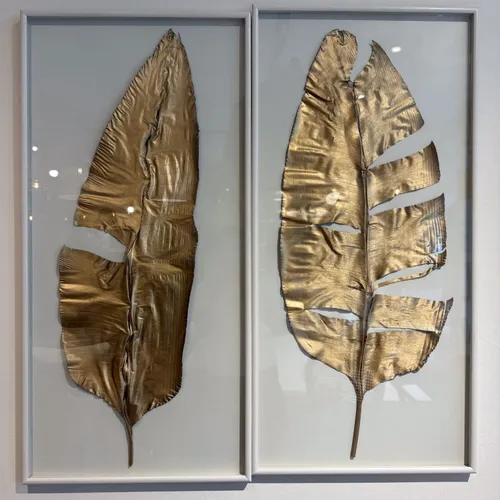 Cuadro hoja dorada grande en Dorado - Muebles, Uruguay | FMB