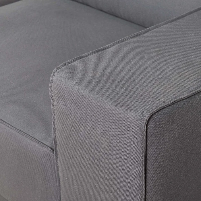 Sillón Tela Gris Excelence Gris Osc en Gris - Sillones y sofás, Uruguay | Divino, vista 4