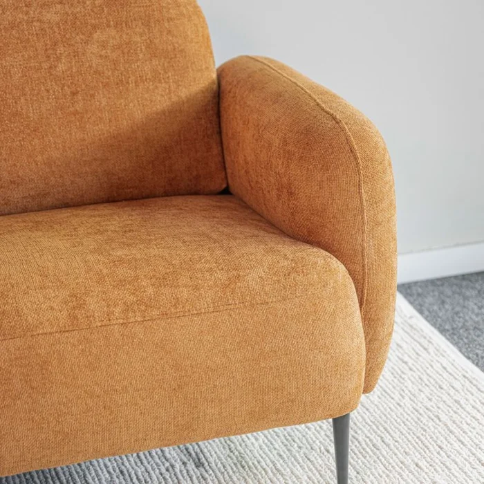Sofá Giovanni - 3 cuerpos / Terracota en Naranja - Sillones y sofás, Uruguay | Fábrica Italiana, vista 2