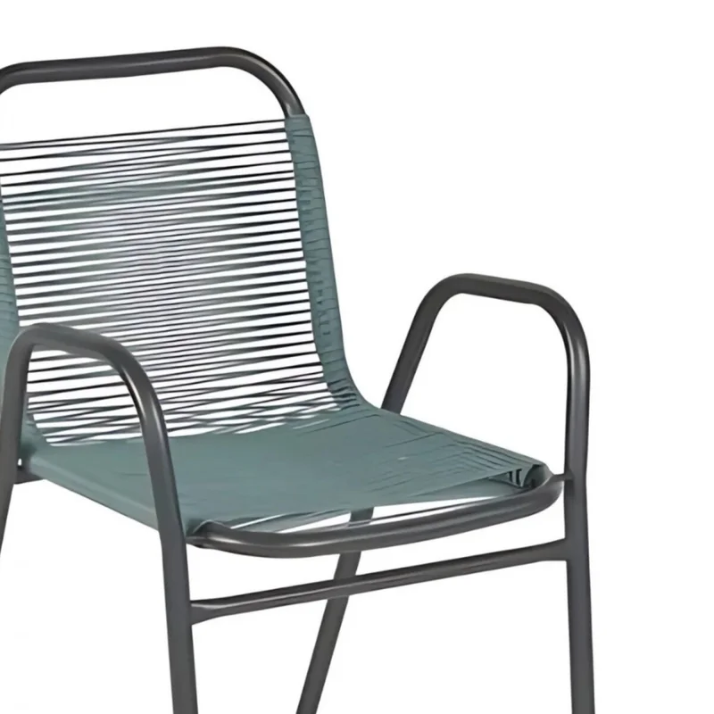 Silla de Jardín Simil Rattan - Verde en Verde - Muebles para el exterior, Uruguay | Rústico Hogar, vista 3