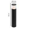Luminaria Bolardo Exterior 9W Kane 80cm Negro en Negro - Lámparas de pie, Uruguay | Unilux, vista 4 de 4