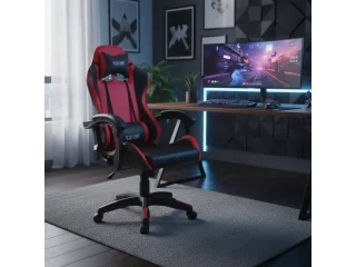 Silla de escritorio Gamer Roja en Rojo - Sillas de escritorio, Uruguay | Quesal, vista 7