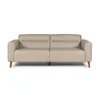 Sofá Bonner - Cuero Básico - 3 cuerpos - 519 (Beige) en Beige - Sillones y sofás, Uruguay | NYR, vista 2 de 6