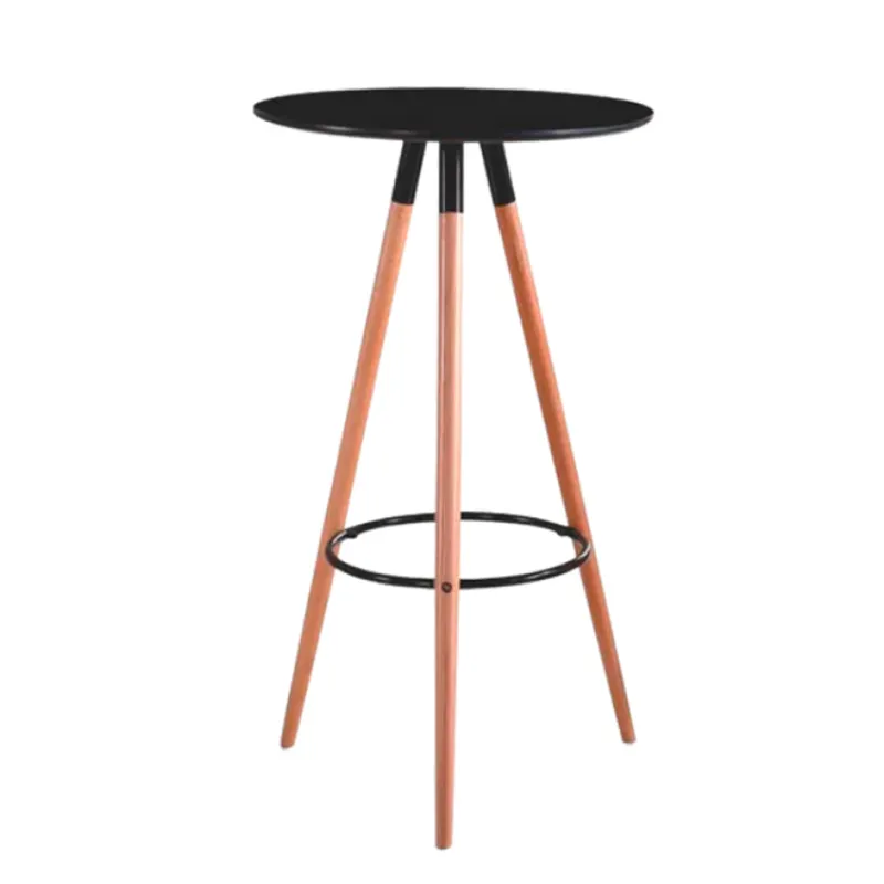 MESA ALTA REDONDA 60 CMS DIAMETRO - PRODUCTO CON DETALLES - en Negro, Uruguay | Champagne Home