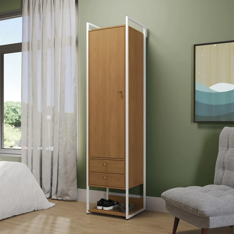 Closet Abierto Modular P51 - Linea Industrial en Madera natural - Roperos y placares, Uruguay | Balton, vista 8