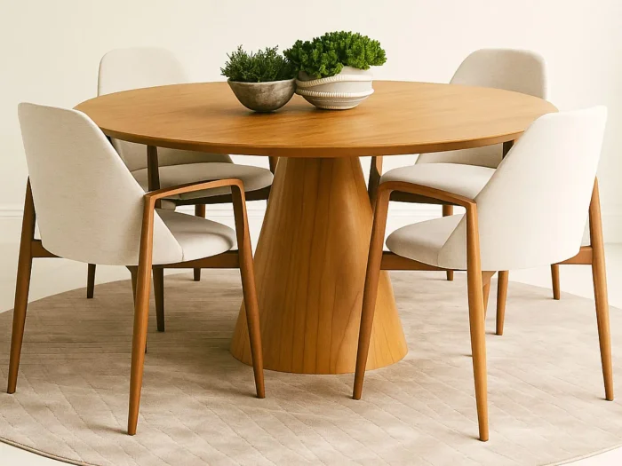 Mesa Aqua en freijo o vidrio - Mesas de comedor, Uruguay | Arquetipo, vista 2