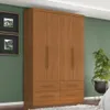 Ropero Max Plus 4 Puertas 4 Cajones - Línea Glam - Natural en Madera natural - Roperos y placares, Uruguay | Ecowood, vista 2 de 4