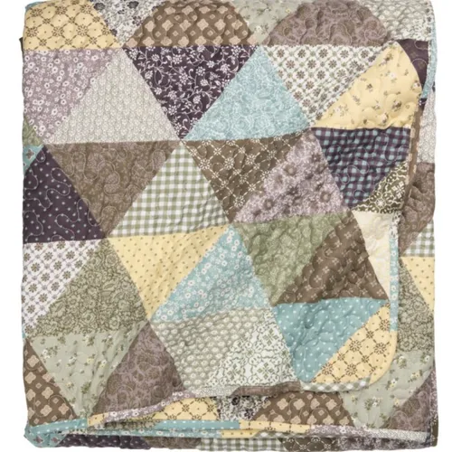 Manta throw acolchada DUNHAVRE 140x200 patchwork mix en Multicolor - Textiles, Uruguay | JYSK