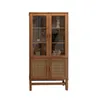 Cristalero 4 Puertas Madera de Pino y Rattan Natural - Linea Yakarta - Aparadores y recibidores, Uruguay | Berna home, vista 1 de 9