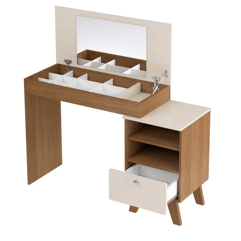 Escritorio Tocador Mdf-y-mdp Marron Sophie en Marrón - Escritorios, Uruguay | Divino, vista 5