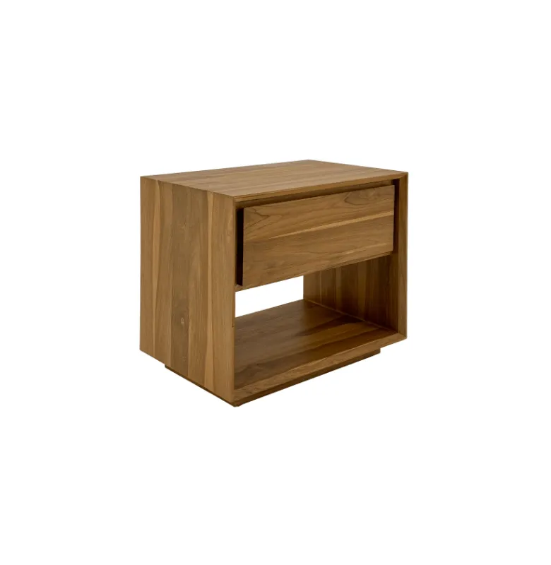 MESA DE LUZ MANANTIALES TEKA NAT en Madera natural - Mesas de luz, Uruguay | Masinfinito Casa